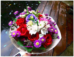 Rose & Iris Bouquet     - FBQ1160