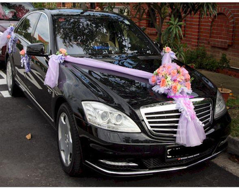 Purple/Pink Theme Car Decoration  - WED0660