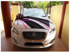 Black/Pink Creative Theme Car Decoration   - WED0692