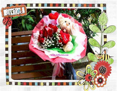 Wedding Proposal Bear Bouquet II    - BBQ2030