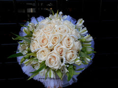 Rose & Alstroemeria Bridal Bouquet  - WED0107W