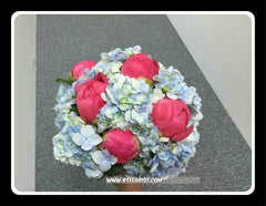 Peony Bridal Bouquet II  - WED0138