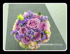 Rose & Eustoma Bridal Bouquet - WED0123