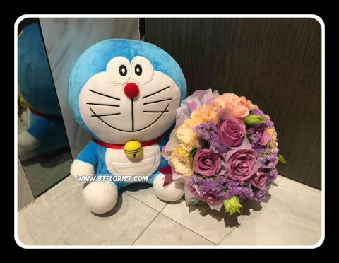 Doraemon w flower Bouquet     - BWF3756