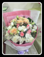 Rose & Eustoma   - FBQ1388val