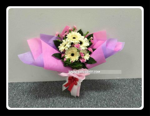 Gerbera & Carnation Bouquet - FBQ14849
