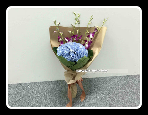 Hydrangea & Orchid Bouquet  - FBQ1379